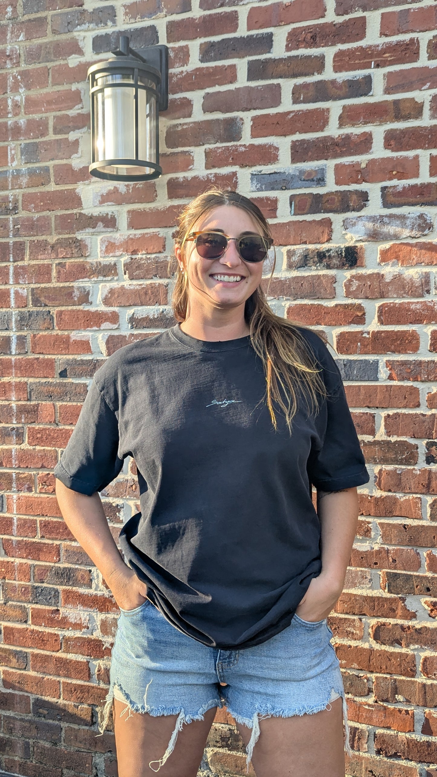 Oversized Distressed Satya T-Shirt