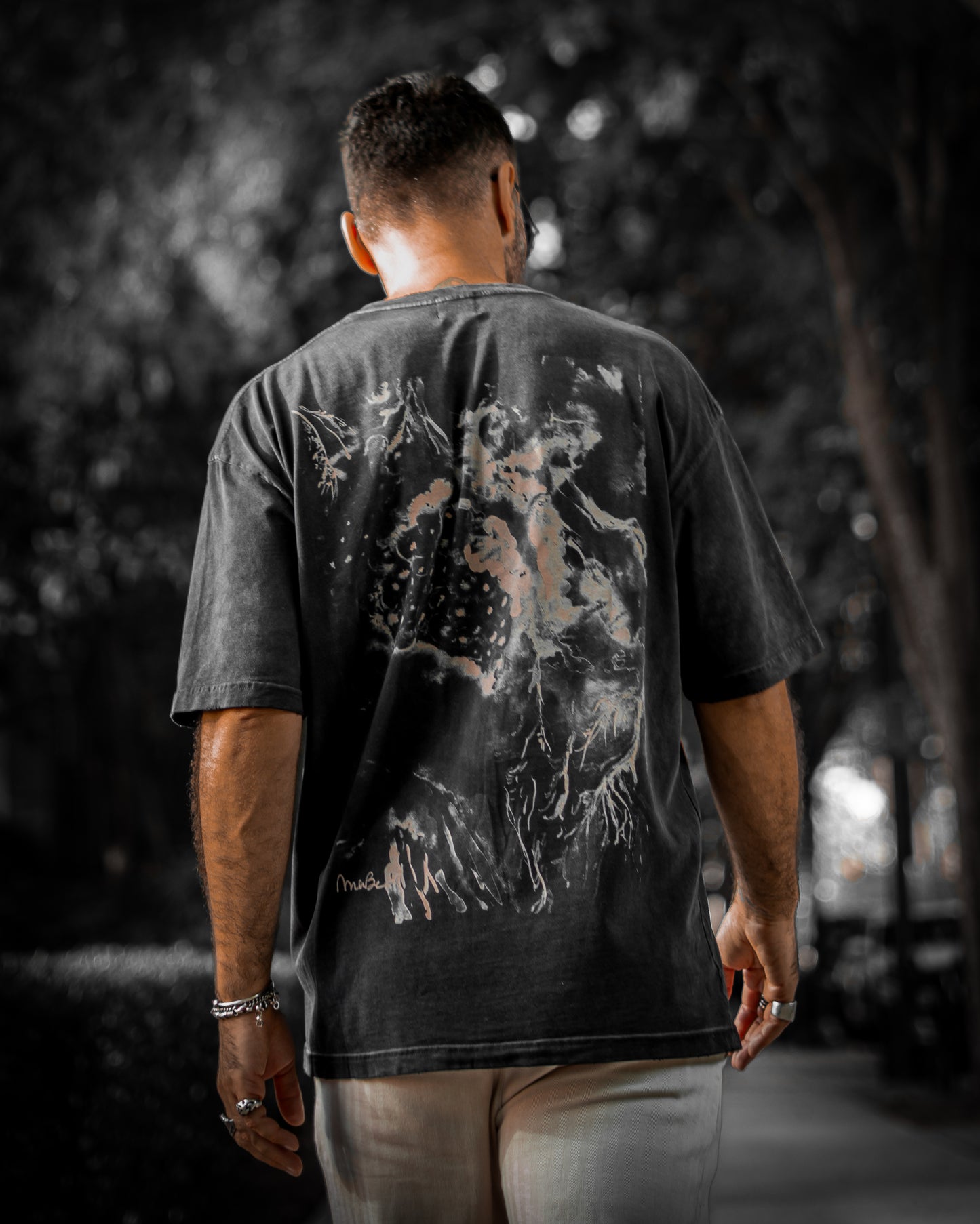 Black Oversized T-Shirt - Naissance - Mocha
